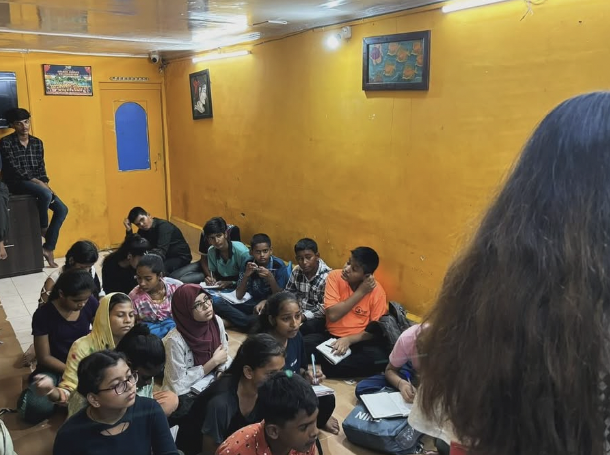 Econ Insight — teaching students at Pahadi High School